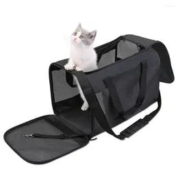 Transportadores de gatos para animais de estimação, respirável, dobrável, portátil, economia de trabalho, grande espaço, ferramenta de pendurar, mochila diagonal conveniente para kitt