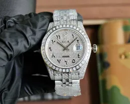 VVSテストに合格したMoissanite studded y Iced out luxury Watch Bust Own Two Tone Hip Hop Diamond Watch for Men and Women20RG