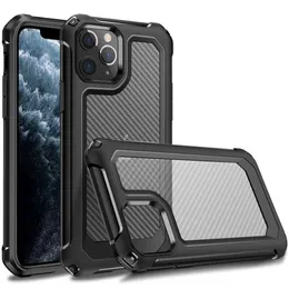 iPhone 11 XR XS Max 8 7 6Plus SE 소프트 실리콘 범퍼 보호 케이스 커버에 대한 탄소 섬유 충격 방지 투명 전화 케이스