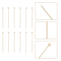 Backwerkzeuge 100 Stück Steckstäbchen zum Selbermachen, Holzdekor, Lutscher, Kaffeezubehör, falsches Schmücken, gefälschtes Dekor