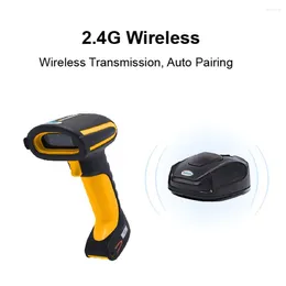 Durable IP65/68 Waterproof Anti-dropping 1D 2D QR Code Scanner Wireless BT Barcode With Charging Base