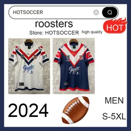 2024 Roosters 팀 럭비 유니폼 사우스 잉글랜드 아프리카 아일랜드 럭비 블랙 럭비 스코틀랜드 피지 24 25 세계 럭비 저지 홈 어웨이 남성 럭비 셔츠 저지