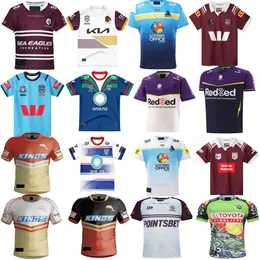 2024 Penrith Panthers Rugby Jerseys Gold Coast 23 24 Titans Dolphins Sea Eagles Storm Brisbane Home Away Shirts Rozmiar S-5xl