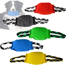 Articoli per animali domestici Canapa spessa Giocattolo per cani Cani di taglia grande Morso da addestramento Rimorchiatori Cuscino Corda in nylon Doppio manico Giocattoli da masticare 240220