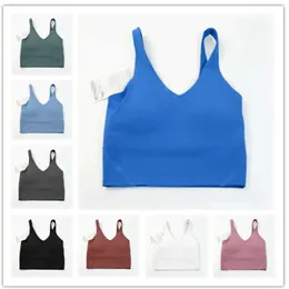 2024 Lululemeni Tank Womens Classic Popular Popular Fis Bra Butter Soft Women Sport Women Sport Tank Gym Gym Gym vt Beauty Beauty Back Shockproof Removable CHT Pad Wholale Yoga 668SSSS