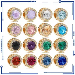 925 Silver 2023 mode New Bead Gold Cat Eye Pan Series Charming Multi Color Cat Eye Stone Women's Jewelry Gift Free Frakt