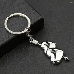 Keychains Metal Heart Keychian Cupid's Arrow Lover Pendant Bag Backpack Purse Key Holder Ring Couple Hanging Girlfriend Woman Jewelry Gift