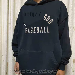 Herren Hoodies Sweatshirts Main Ess Beflockung Baseball Fg Brief Staffel 7 Pullover und High Street Trend Klassisch Lässig Damen Süß Niedlich Locker SQUVP