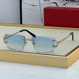 CT0092 Wysokiej jakości luksusowe klasyczne okulary przeciwsłoneczne retro marka bezzładowa marka Polaryzują szklane szklane okulary przeciwsłoneczne metalowe moda z oryginalnym pudełkiem i obudową