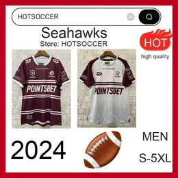 2024 Maglie di rugby Seahawks Maglie del sud dell'Inghilterra africana Irlanda Rugby nero Samoas Rugby Scozia Fiji 24 25 Worlds Rugby Jersey Home Away Mens Rugby Shirt Jersey