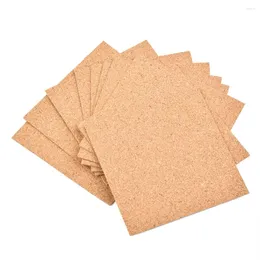 Table Mats Durable Dining Garden Cork Mat Pad Set Pack Replace Replacement Accessories DIY Self-adhesive Coasters