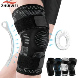 Коленный бандажКомпрессионный рукав для колена для женщин и мужчин с боковыми стабилизаторами и гелем надколенника. Защита колена для ACL 240223