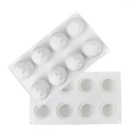 Baking Moulds Silicone Mold 8-cavity Orange Mousse Cake For Diy Fruit Peach Pudding Chocolate Dessert Jelly