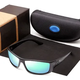 Occhiali da sole retrò da uomo Costa Brand Design Driving Shades Specchio maschile Occhiali da sole quadrati per uomo Pesca Oculos Occhiali da vista UV400