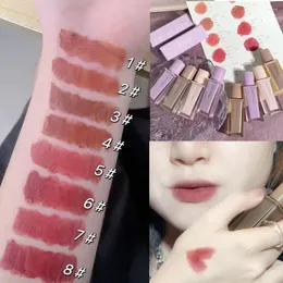 Lip Gloss 8 Colors Matte Misty Nude Mud Waterproof To Tint Pink Velvet Lasting Red Color Cosmetics Makeup Easy I9N7