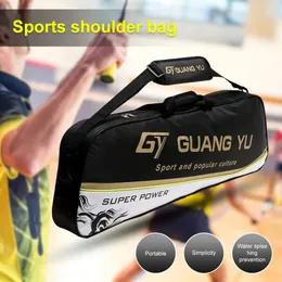 Large Capacity Tennis Racket Bag Badminton Backpack Waterproof Gym Sport Equipment Storage Competition Shoulder 240223