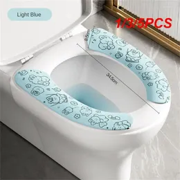 Toilet Seat Covers 1/3/5PCS Mat Household Adsorption Cartoon Creative The Bathroom Supplies Cuttable Wear-resistant