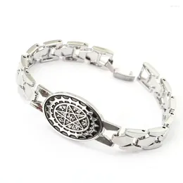 Link Bracelets H&F Black Butler Alloy Bracelet Anime Jewelry Series Silver Plated Five-pointed Star Charm Men Birthday Gift