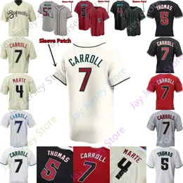 Beyzbol Jersey Corbin Carroll Alek Thomas Ketel Marte Zac Gallen Paul Sewald Randy Johnson Kelly Gurriel Jr. Moreno McCarthy Grichuk Smith Peterson Suarez Williams