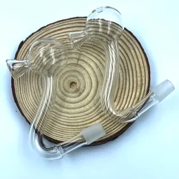 Glass Oil Burner Pipe Smoking Bowl Bubbler Downstem 10mm 14mm 18mm Male Down Stem Bowls Slide for Hookah Bong Wholesale