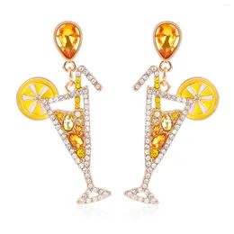 Dangle Earrings Chicgrowth Lemon Temperament For Girls Jewelry Accessories Women Charming Gift Wholesale