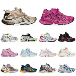 Оптовая продажа дизайнерской обуви Tracks 7.0 Runners Casual Shoe 7.0 Triple s Runner Tracks Кроссовки Самый популярный спортивный костюм Парижа Скоростная платформа Модная уличная обувь Повседневная