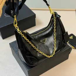 Famous designer's new classic color shoulder bag made of nylon and pure leather material, three in one zippered bag, dating, shopping, couples, same crossbody bag