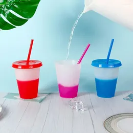 Tumblers 473ml Drinking Cup Practical Plastic Beverage Kids Water Drinkware Kitchen Supplies