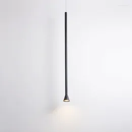 Pendant Lamps Modern LED Lamp Bedroom Line Light Home Indoor Living Room Lighting