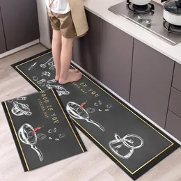 Carpets Washable Kitchen Mat Cartoon Printing Non-slip Area Rug Oilproof Long For Floor Balcony Laundry Room Entrance Doormat