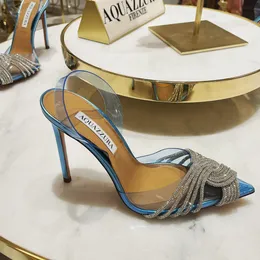 أحذية Aquazzura مصمم أحذية عالية الكعب حذاء أحذية أزياء صندل