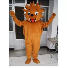 2024 Halloween Hedgehog Mascot Costume Anpassning Tecknad anime Temakaraktär Jul Fancy Party Dress Carnival Unisex Vuxna outfit