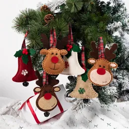 Christmas Decorations Elk Bell Pendant Decoration Year Ornaments Holiday Supplies Tree