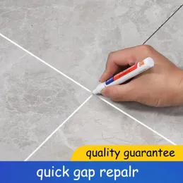 12 cores à prova dwaterproof água branco grout telha linhas marcador canetas lacunas reparação banheiro porcelana enchimento grout pintura e caneta seladora