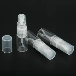 Wholesale 2ml 3ml mini portable empty transparent glass sample perfume spray bottle For Travel Packaing