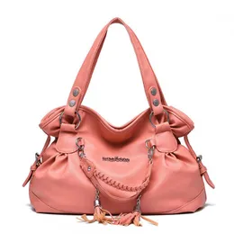 HBP Handbags محافظ النساء على حقائب الأزياء أكياس الكتف السيدات حقيبة يد PU الجلدية أنثى اليد Bolso Pink Color321l