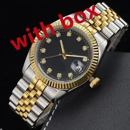 Quartz Womens Watch rostfritt stål Mekanisk designer Klockor Wimbledon Men 41mm 36mm 31mm Automatisk Datejust Outdoor Luminous Men Watches 126300 SB015 B4