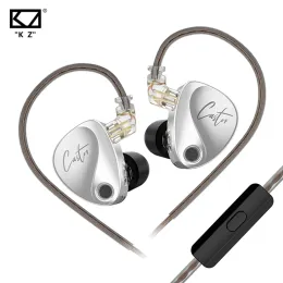 Headphones KZ Castor In Ear HiFi Earphone 2 Dynamic Highend Tunable Balanced Armature Earphones Monitor Headphone Noise Cancelling Earbuds