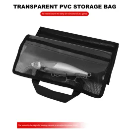 Bags Portable Fishing Bait Bags Dirt Resistant Mesh Folding Bait Lure Hook Handbag Breathable Wearresistant Fishing Gear Accessories