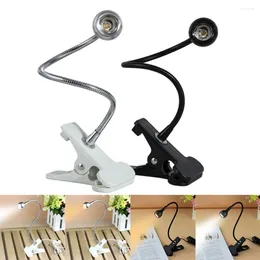 Table Lamps USB Power LED Desk Lamp Flexible Study Reading Book Lights Eye With Clip For Home Bedroom Lighting
