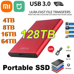 Scatole Xiaomi Mijia SSD portatile ad alta velocità Disco rigido esterno Archiviazione di massa Interfaccia USB 3.0 per laptop Computer Notebook