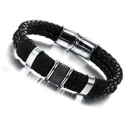 Handgefertigte Armbänder aus echtem Leder, gewebt, doppellagig, für Herren, lässig, sportlich, Fahrrad, Motorrad, zart, cool, Herrenschmuck PH8911105127