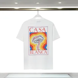 Erkek Tişörtler 23SS Kadın Tasarımcı T-Shirts Yarış İmza Mektubu Logo Baskı Kısa Kollu Üstler Pamuk Gevşek Çift Gömlek