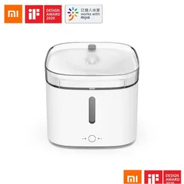 Миски для кошек Кормушки Mijia Smart Matic Домашние животные Диспенсер для питьевой воды Фонтан Собака Pet Mute Кормушка для напитков Чаша для доставки через приложение Ho Dhtfv