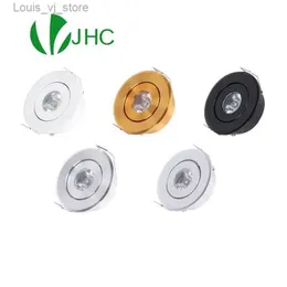 Downlights Black Mini ceiling LED spot light lamp 3W downlight hole size 40-45mm cabinet recessed led panel with driver YQ240226