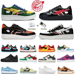 2024 Novo Designer Sapatos Casuais Sk8 Baixo para Mens Mulheres Sapatilhas Pastel Azul Camo Preto Verde Tubarão Combo Roxo Venom Treinadores Diários Outfit Tamanho 36-45