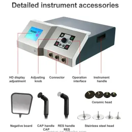 エピレーター2024 448kHzインディバディープケアマシン疼痛緩和理学療法装置rf ret cetボディスリミングマシン