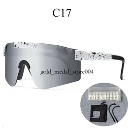 2024 Oryginalne doły vipers sport Google TR90 Spolaryzowane okulary przeciwsłoneczne dla mężczyzn/kobiet Outdoor WindProof Okulary 100% UV Mirrored Lens Prezent 534