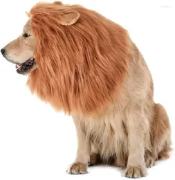 أزياء Cat مضحكة الحيوانات الأليفة Hat Lion Mane Fit for Dogs Cosplay Dress Up Puppy Wig Costume Party Decoration Halloween Supplies1pc