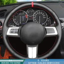 يغطي عجلة القيادة إكسسوارات مخصصة لغطاء السيارة من أجل Mazda MX-5 Miata 2009-2014 RX-8 2009-2013 CX-7 2007-2009